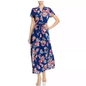 Nanette Nanette Lepore Blue floral Dress Size 6 Small S New NWT short sleeve
